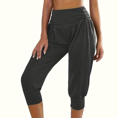 My Orders Placed Recently by Me Capri Pants for Women, Casual Sweatpants Beam Foot High Elastic Waist Yoga Cropped Pants 2024 Lounge Trousers