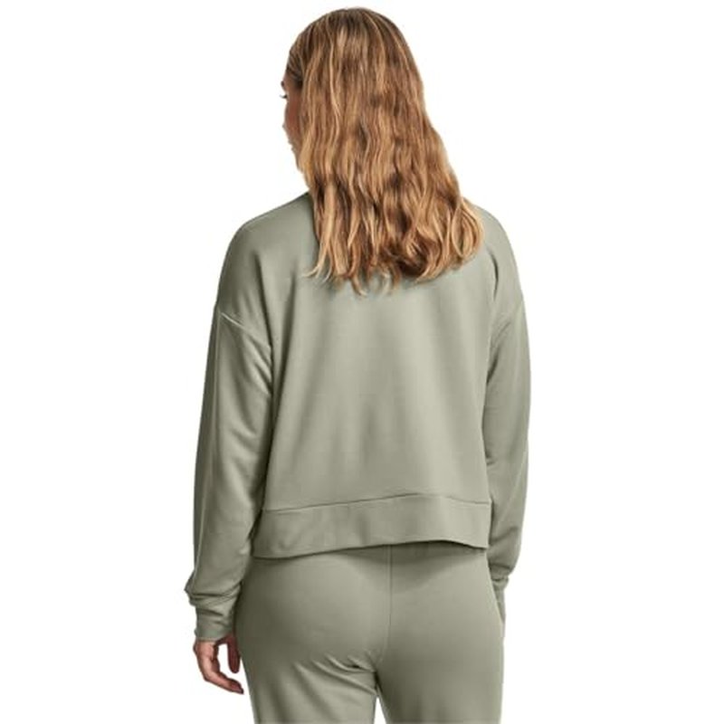 Under Armour womens Rival Terry Mock Neck Crew
