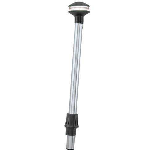 Perko 1445DP5CHR Inland-Series Reduced Glare White All-Round Pole Light - 42" Height, 5° Rake