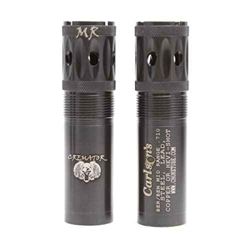 Carlsons Choke Tubes 12 Gauge for Beretta Benelli Mobil | Stainless Steel | Cremator Ported Waterfowl Choke Tube | Made in USA