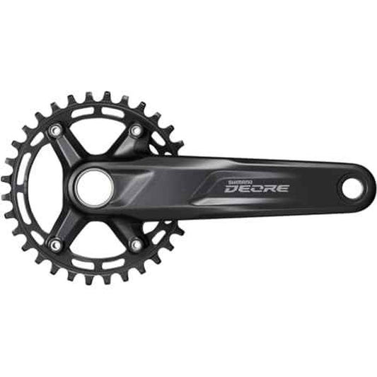 Shimano M5100 Deore Crankset, For Rear 10/11-SPEED, 170mm, 30T W/O CG, W/O BB PARTS, FOR CHAIN LINE 52MM