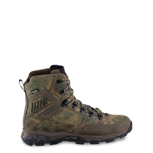 Irish Setter, Pinnacle, Men’s, 9", Waterproof, Insulated 400g, Hunting Boot, Earth Field Camo, 13 EE (Wide)