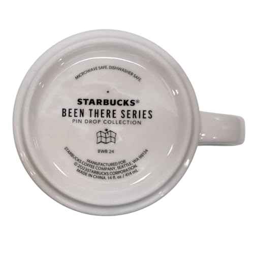 Starbucks Been There Series Pike Place Ceramic Mug, 14 Oz