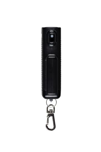 SABRE Safe Escape 3-In-1 Pepper Gel With Window Breaker Seat Belt Cutter, Maximum Strength Pepper Spray, Snap Clip Keychain for Easy Carry & Fast Access, Easy to Use Fast Flip Top Safety, 0.54 fl oz