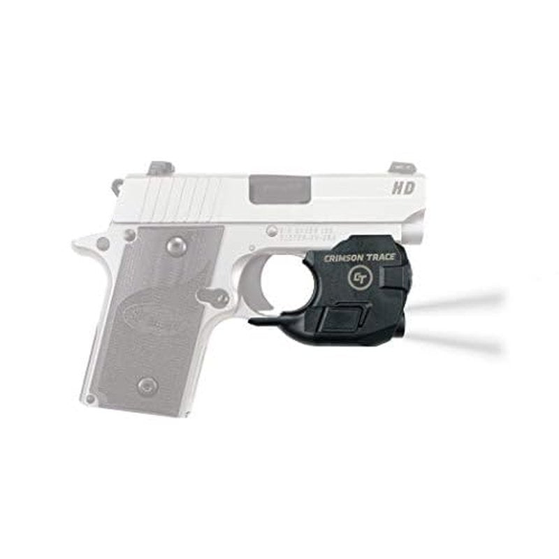 Crimson Trace Lightguard Weapon Light with Ambidextrous Controls, 2 Modes and Heavy Duty Construction for Tactical Carry, CCW and Competition