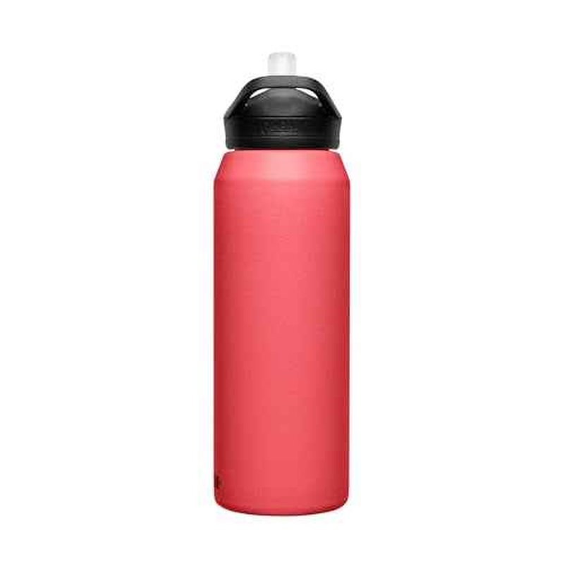CamelBak eddy+ Water Bottle with Straw 32oz - Insulated Stainless Steel, Wild Strawberry