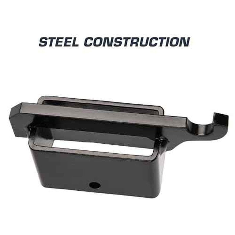 Allen Company EZ Aim Steel Gong Shooting Target Hanging Hook, for 2" x 4" Mount, 2.1 lbs., Black