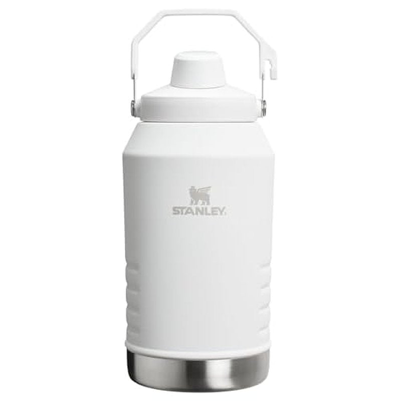 Stanley IceFlow Fast Flow Jug with Handle 96 oz | Twist On Angled Spout Lid | Leakproof for Travel and Sports | Insulated Stainless Steel | BPA-Free | Frost 2.0
