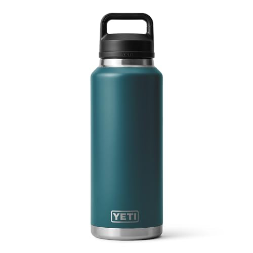 YETI Rambler 46 oz Bottle, Vacuum Insulated, Stainless Steel with Chug Cap,Wetlands Brown