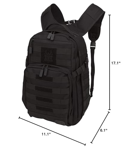 SAMURAI TACTICAL Tactical Backpack, Heathered, One Size