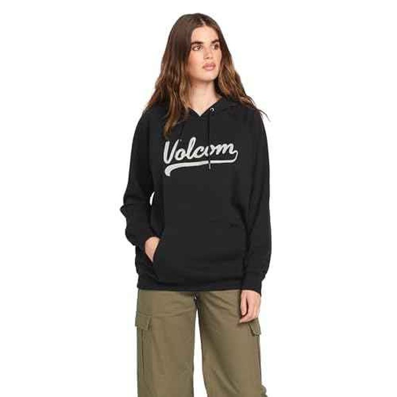 Volcom Women's Truly Stoked Ovesized Bf Hooded Fleece Sweatshirt