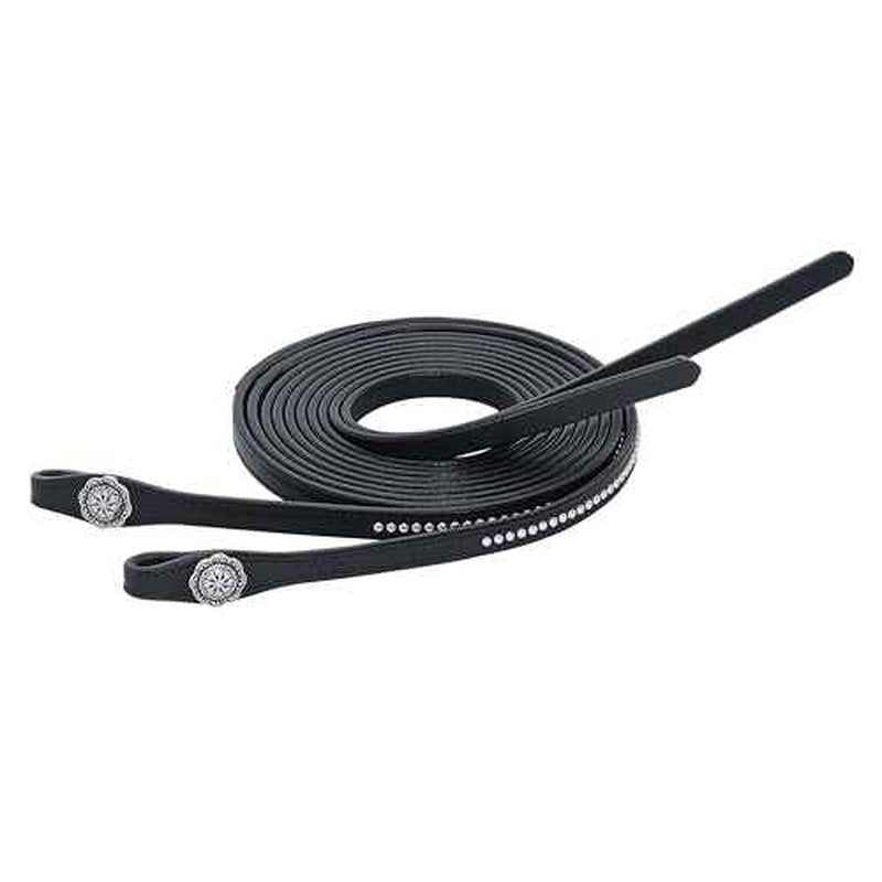 Weaver Leather Back in Split Reins, Black, Small