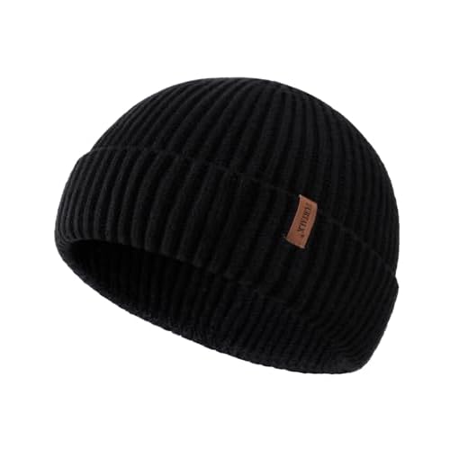 FURTALK Fisherman Beanie for Men Women Sytlish Short Cuff Knittet Watch Cap Winter Hats