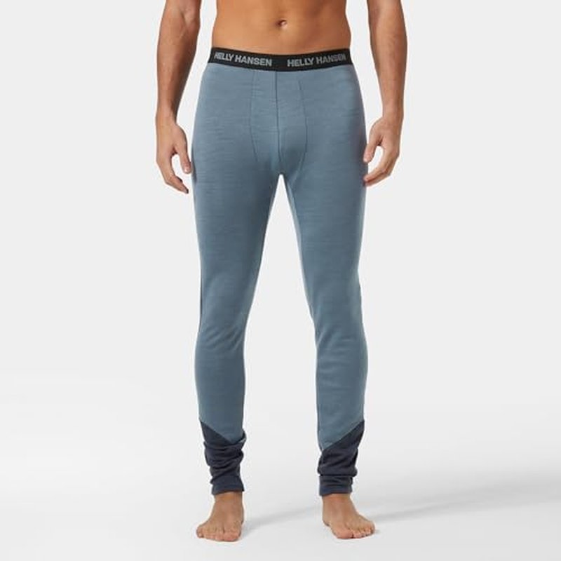 Helly-Hansen LIFA Merino Midweight Pant for Men, Track Pants with Non-Itch Fabric, 2-Layer Design, Flat Lock Seams, ZQ Wool