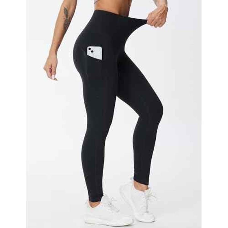 THE GYM PEOPLE Women's High Waist Yoga Pants Buttery Soft Stretchy Tummy Control Workout Athletic Leggings with Pockets