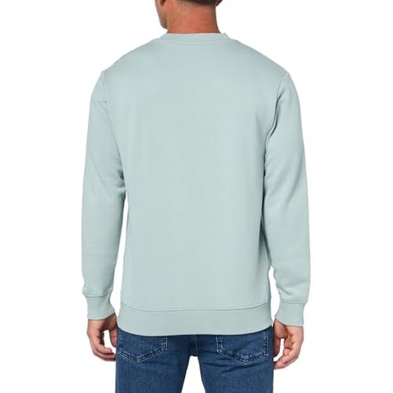 HUGO Men's Big Square Logo Crew Neck Sweatshirt