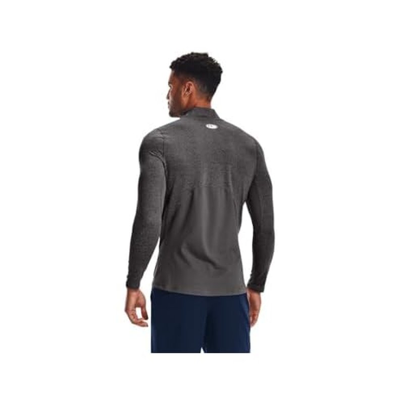 Under Armour Mens ColdGear Fitted Mock Baselayer - Dual Layer Warmth and Fast Drying LGT