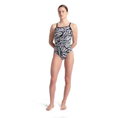 ARENA Womens Performance Women's Butterflies Light Drop Back Swimsuit