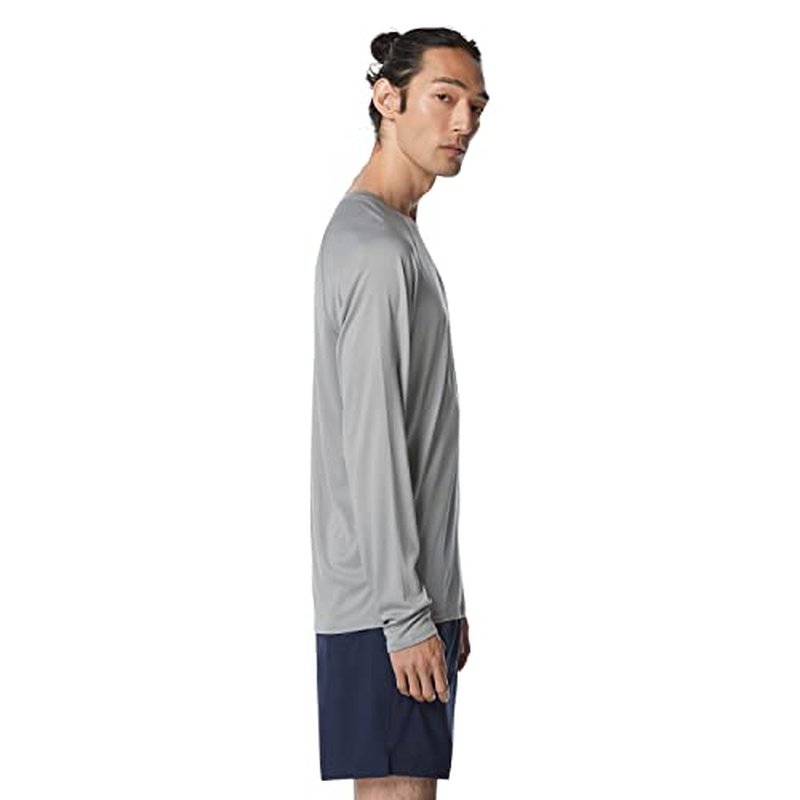 Speedo Men's UV Swim Shirt Easy Long Sleeve Regular Fit