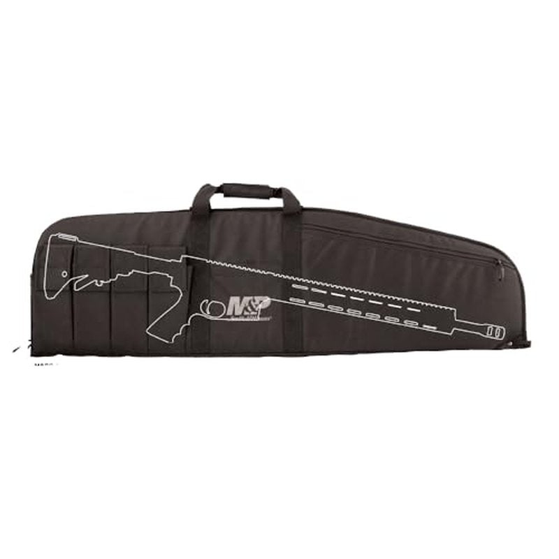 M&P by Smith & Wesson Duty Series Gun Case Padded Tactical Rifle Bag for Hunting Shooting Range Sports Storage and Transport