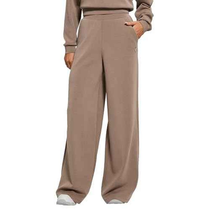 GUESS Womens Eco Olympe Wide Leg Pants
