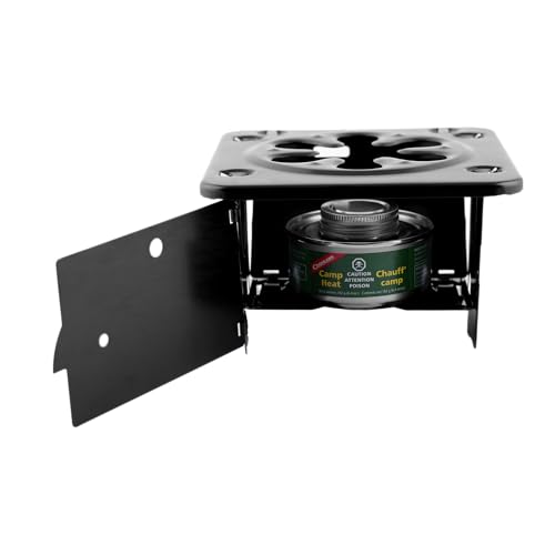 Coghlan's Folding Stove, 5" H x 6.5" W x 6.5" L , Black