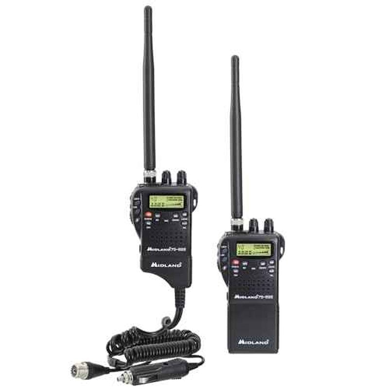 Midland 75-822 Handheld CB Radio & Mobile CB Radio ? Walkie Talkie with 40 Channels, NOAA Weather Alerts, Long Range, Compatible with CB Antennas
