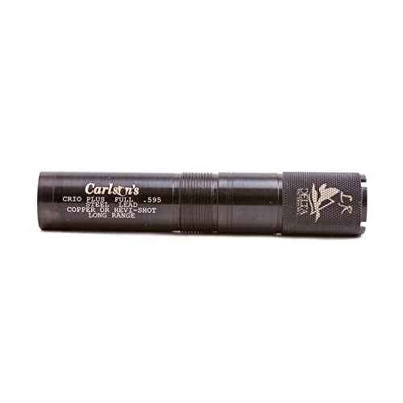 Carlsons Choke Tubes 20 Gauge Compatible for Benelli Crio Plus [ Long Range | 0.595 Diameter ] Blued Steel | Delta Waterfowl Extended Choke Tube | Made in USA