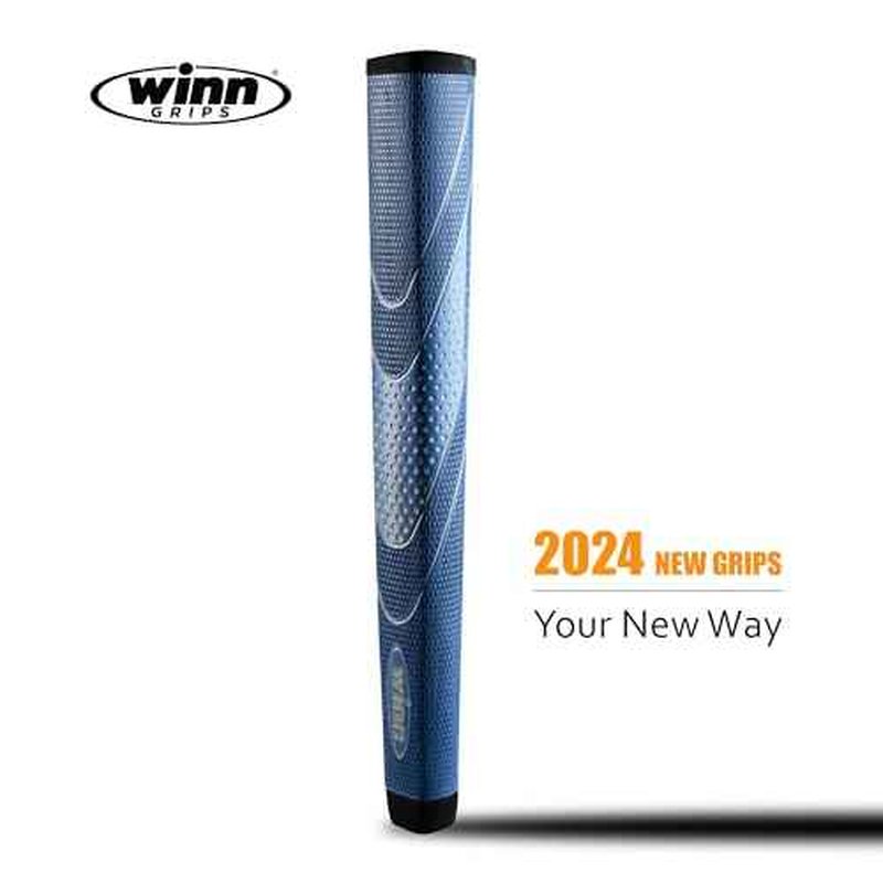 Winn 2024 New Putter Grip - Jumbo Lite Pistol Blue