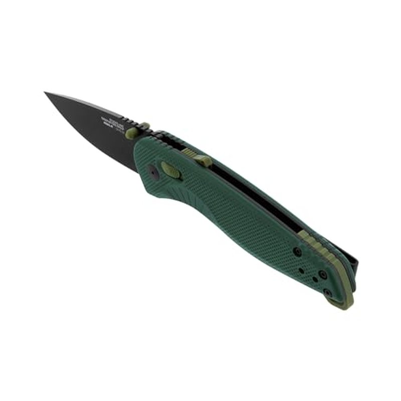 SOG Aegis AT Ambidextrous Outdoor Pocket Easy to Carry Folding Knives | CRYO D2 Stainless Steel Blade | AT-XR Lock