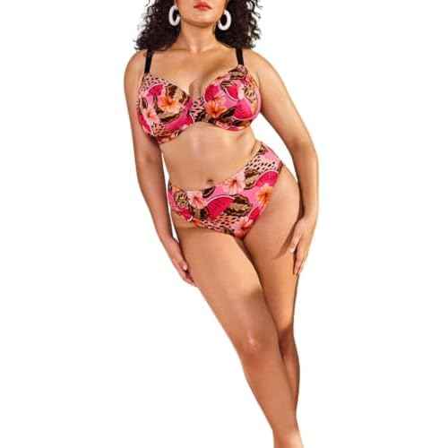 Elomi Women's Cabana Nights Underwire Plunge Bikini Top