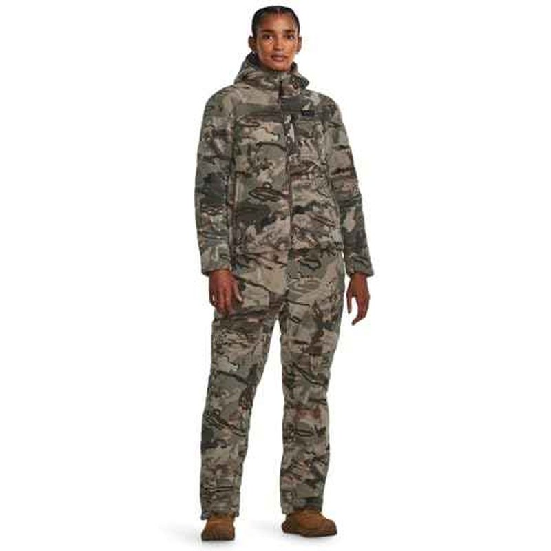 Under Armour Womens Rut Windproof Bib | Windproof Silent Microfleece Sherpa Liner | Womens Insulated Bib Overalls