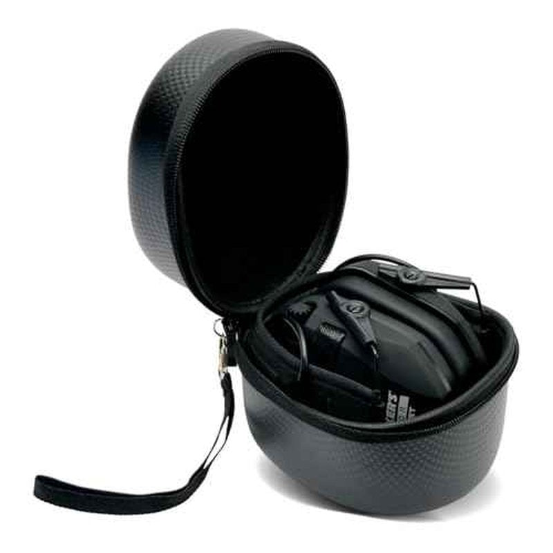 Walker's Razor Slim Electronic Shooting Hearing Protection Muff (Sound Amplification and Suppression) with Protective Case