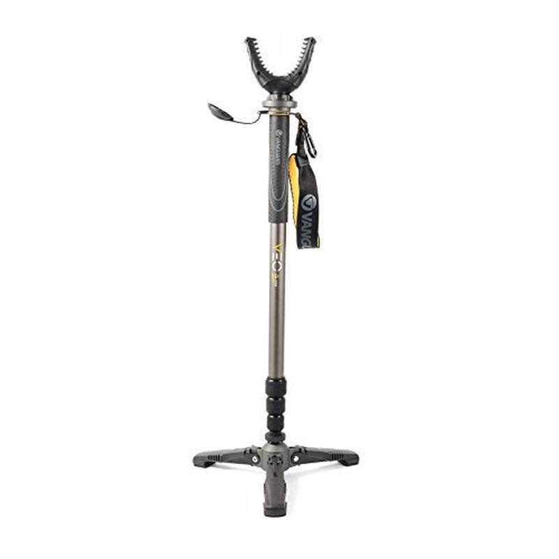 Vanguard VEO 2 AM-234TU Shooting Stick, Tri-Stand Base with Ball Joint, Rotating and Removeable U Shaped Yoke, Gray