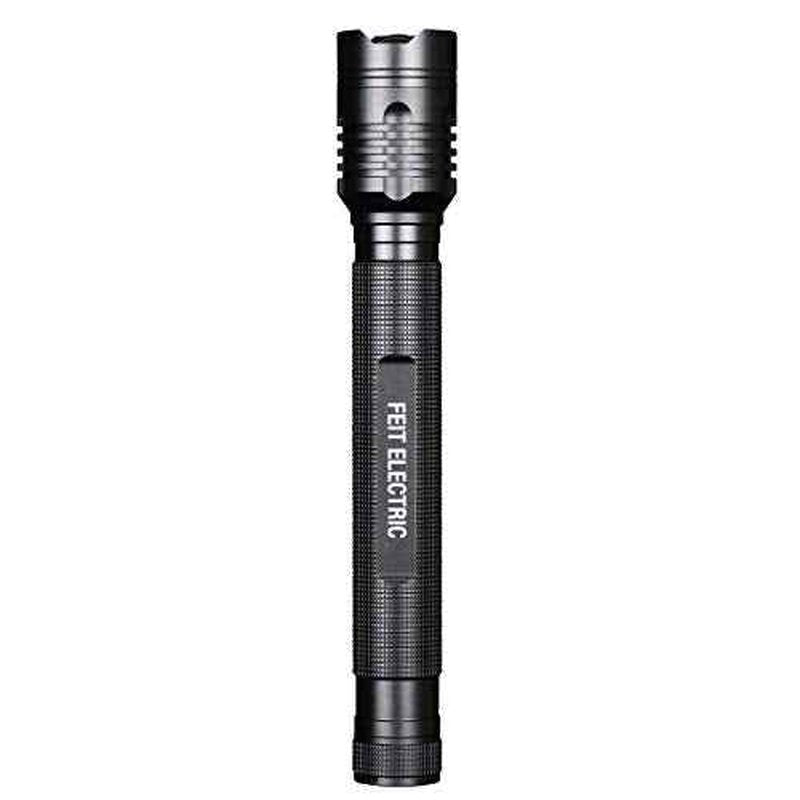 Feit Electric LED Tactical Flashlight - Aluminum Alloy - Zoomable Strike Bezel| Requires