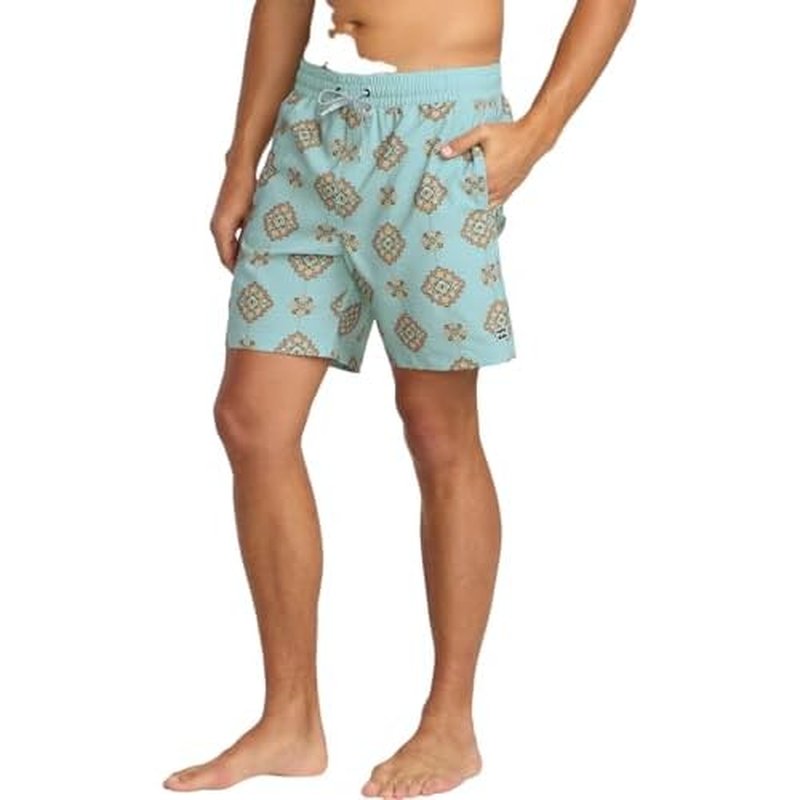 Billabong Good Times Layback Elastic Waist 16 Inch Swim Trunks