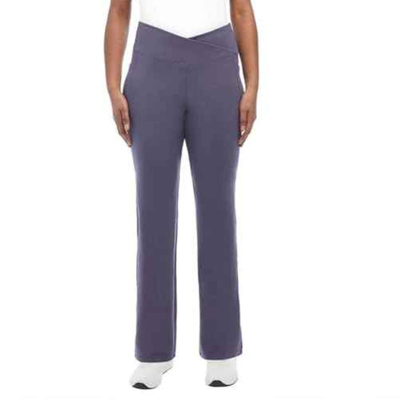 Jockey Womens Premium Pocket Slim Flare Yoga Pants
