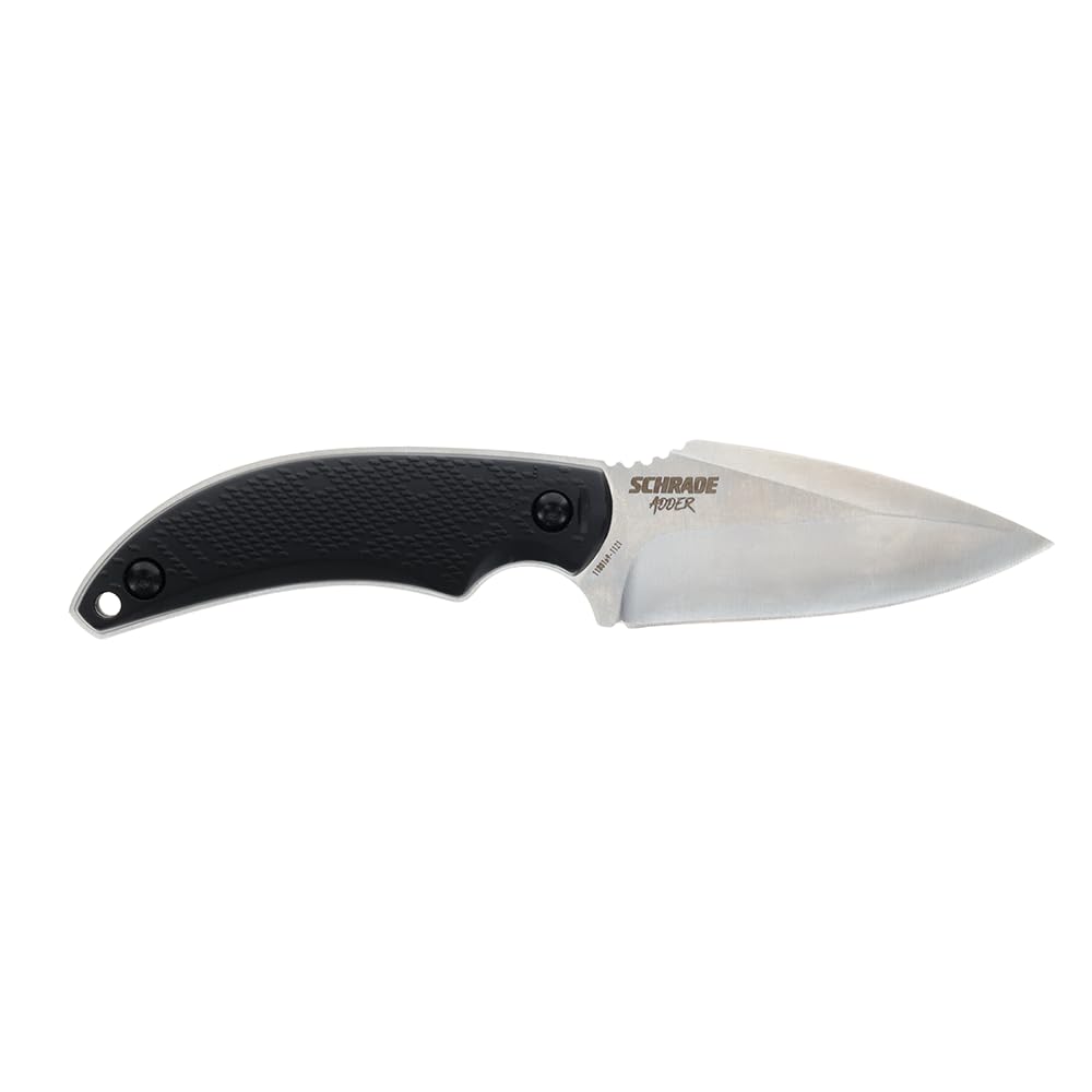 Schrade Delta Class Adder Fixed Blade with Drop Point Blade for Outdoor Survival