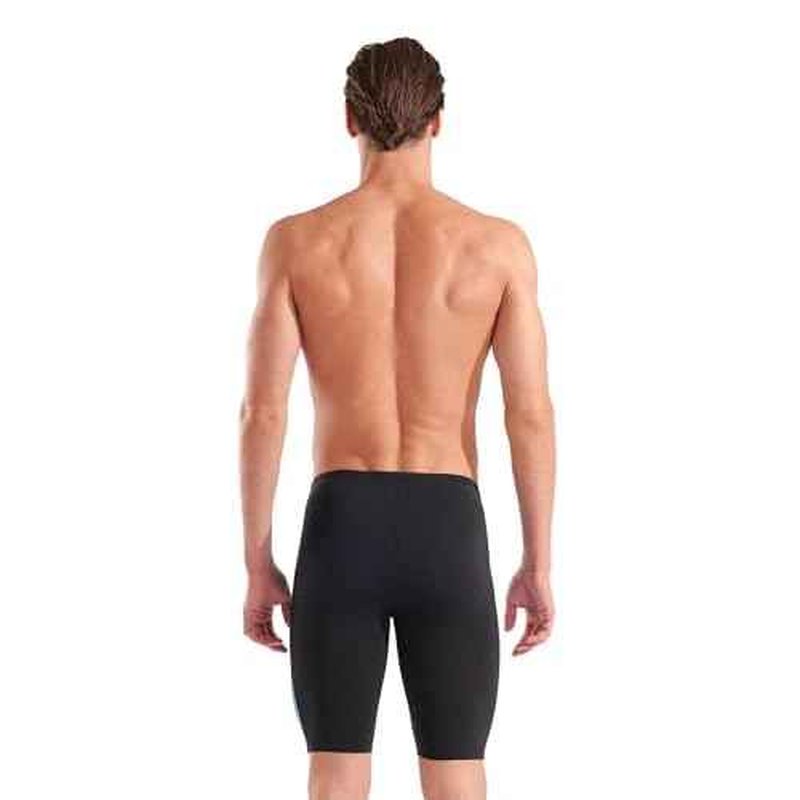 Arena Men's Performance Ribbed Swim Jammer Sports Shorts Training Bathing Suit