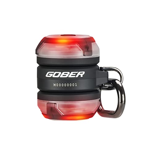 OLIGHT Gober Kit Safety Light, High Visibility LED Beacon Lights with 4 Lighting Modes, USB-C Rechargeable Flashing Warning with Clip for Running, Cycling, Camping, Dog Walking at Night (Black)