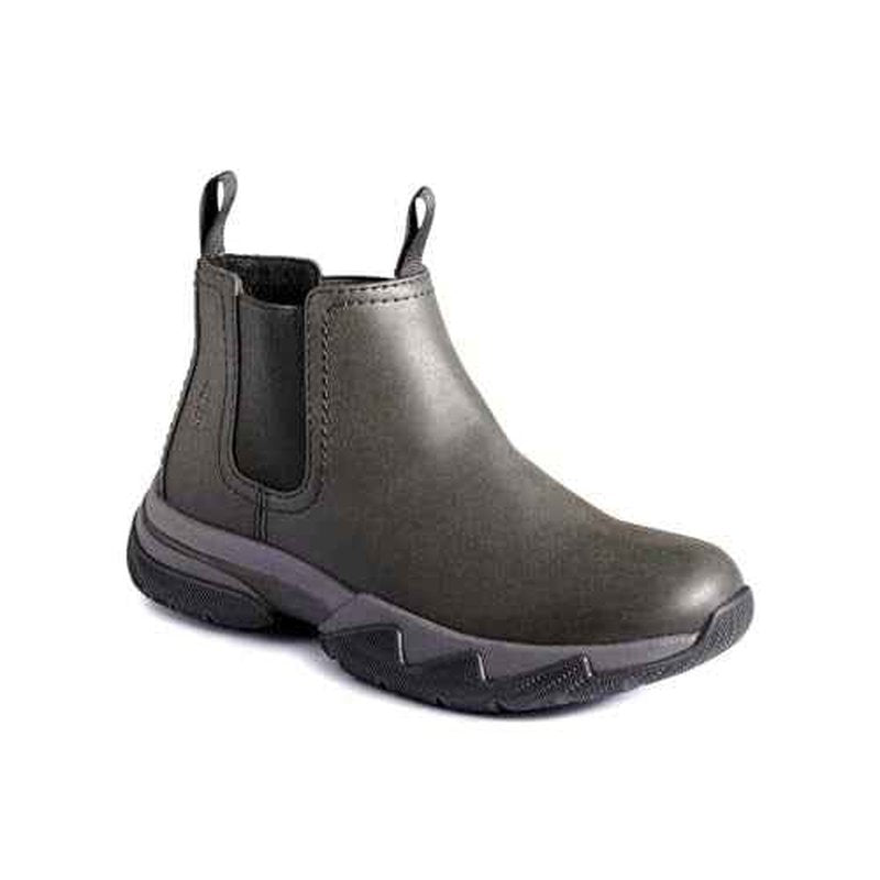 BASS OUTDOOR Women's Leather Slip on Cushioned Insole Water Resistant Boot Hiking