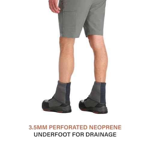 Simms Guide Guard Neoprene Wading Socks for Fly Fishing - Unisex, Abrasion-Resistant, 3.5mm Neoprene, Sizes XS-XL