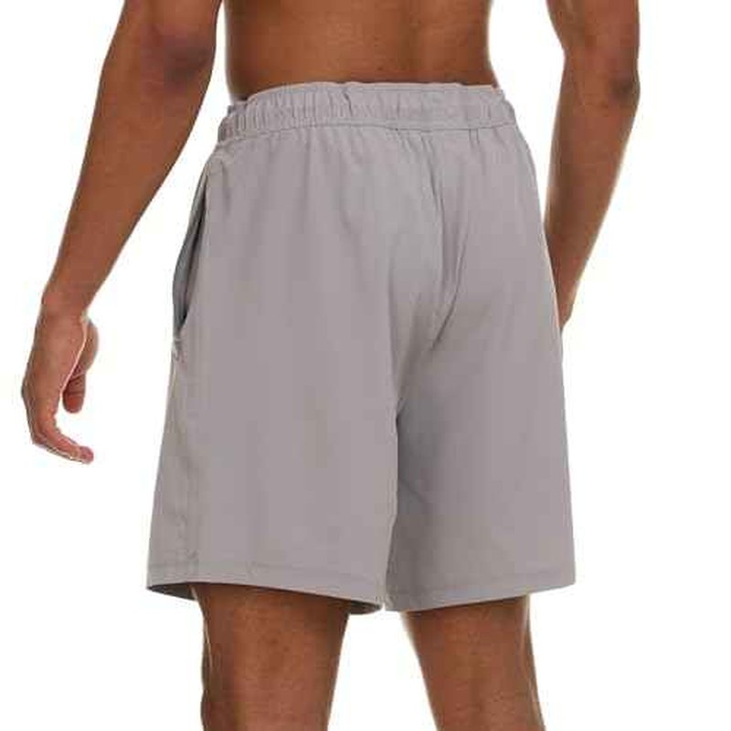 Champion Mens Swim Trunks with Compression Liner, 2 in 1 Mens Bathing Suit Shorts, 7 Inch Inseam Board Shorts for Swimming