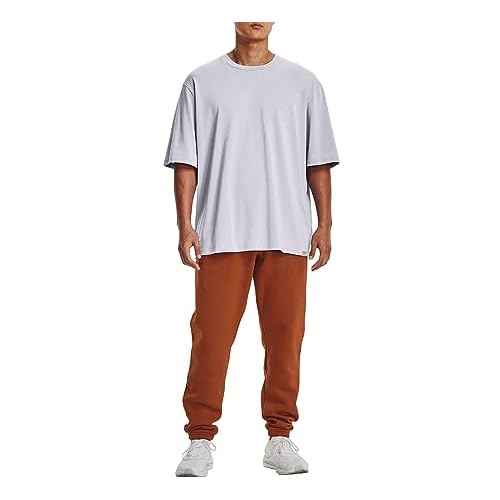 Under Armour Men's Essential Fleece Joggers (Yellow Ochre, X-Large)