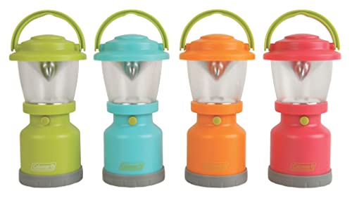 Coleman Kids Adventure Mini LED Lantern, Handheld Children's Lantern with Lifetime LED Bulbs, 16 Hrs Run Time, Water-Resistant Design (Colors May Vary)