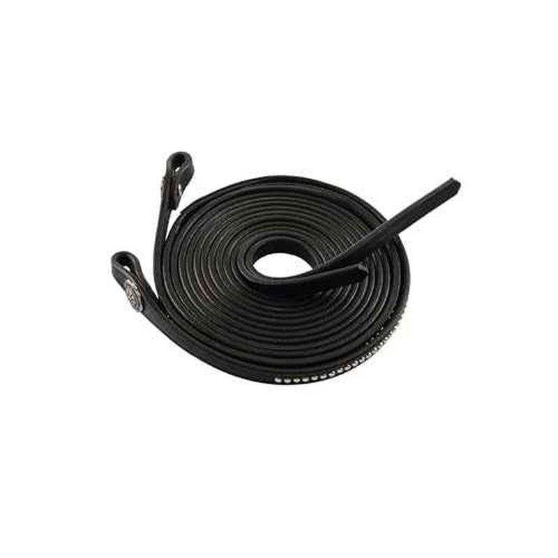 Weaver Leather Back in Split Reins, Black, Small