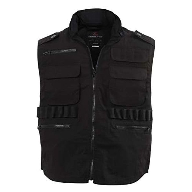 Rothco Ranger Vest (US, Alpha, 6X-Large, Regular, Regular, Black)