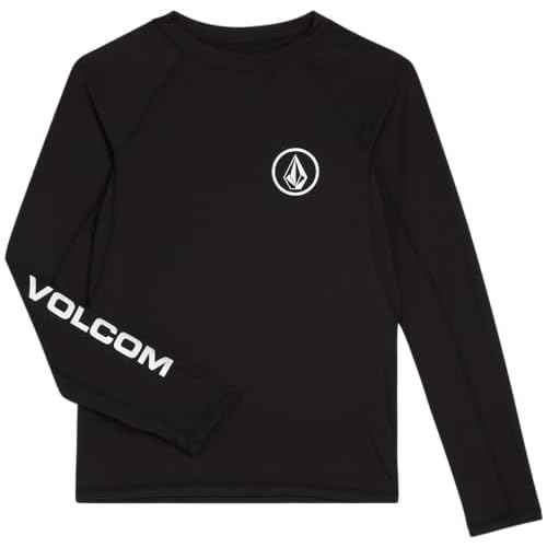 Volcom Boys Swim Shirt - UPF 50+ Long Sleeve Rash Guard for Boys - Quick Dry Kids Swimwear Sun Protection Swim Shirts