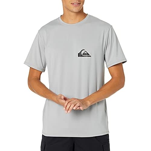 Quiksilver Men's Solid Streak Short Sleeve UPF 50 Rashguard
