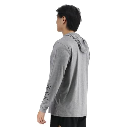 TYR Men's Long Sleeve Sun Protection Performance Hoodie Shirt UPF 50+
